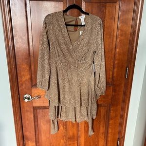 Long Sleeve Dress with Tie (never worn)